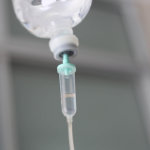 Photo of an IV bag for general anesthesia